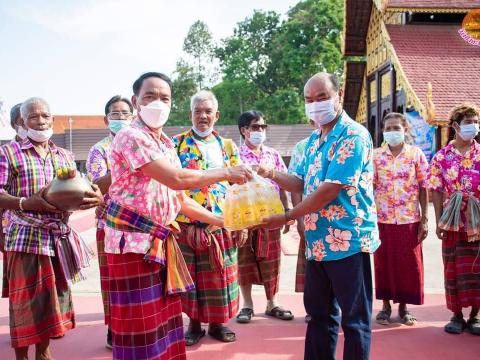 สืบสานประเพณีสงกรานต์ ประจำปี 2564 ร่วมกับวัดป่าละหานทราย
