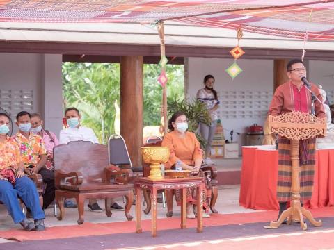 สืบสานประเพณีสงกรานต์ ประจำปี 2564 ร่วมกับวัดป่าละหานทราย