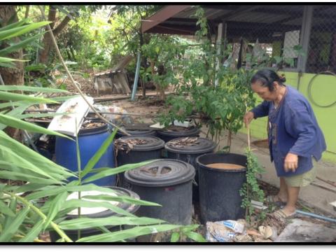 กลุ่มเครือข่าย อบต.ละหานทราย กิจกรรมทำปุ๋ยหมัก น้ำหมักชีวภาพ